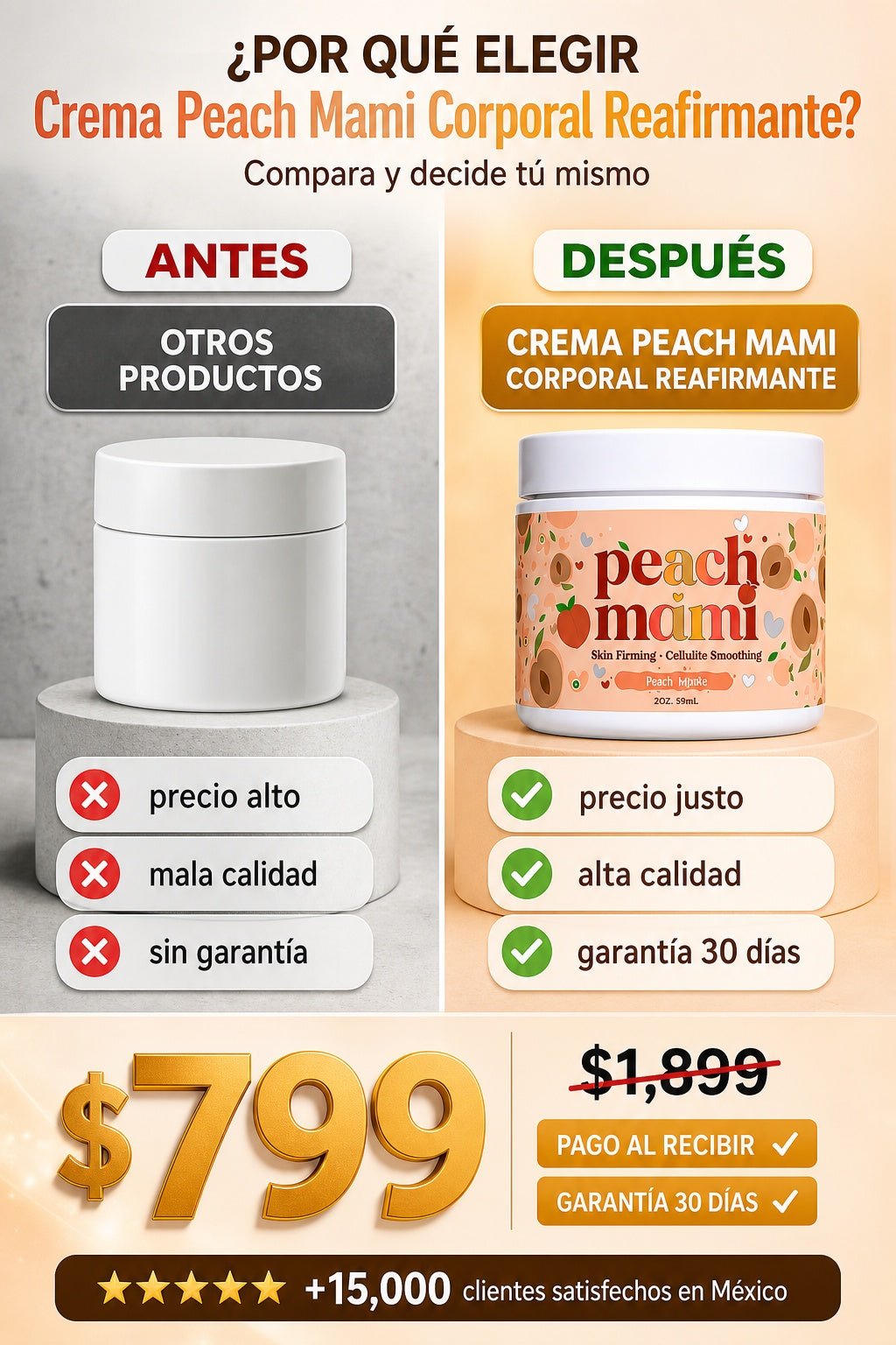 Crema Peach Mami Corporal Reafirmante - imagen 4