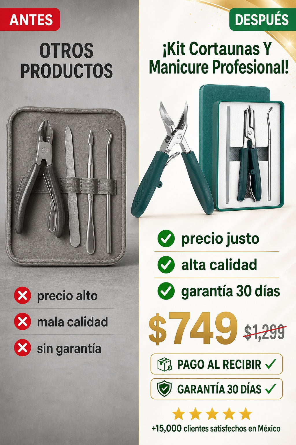 Kit Cortaunas Y Manicure Profesional - imagen 4