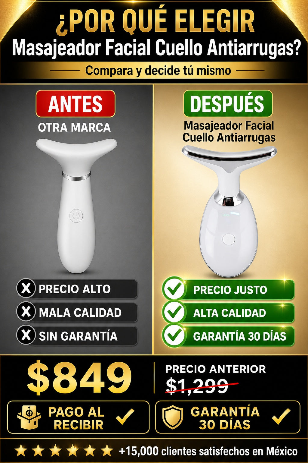 Masajeador Facial Cuello Antiarrugas - imagen 4