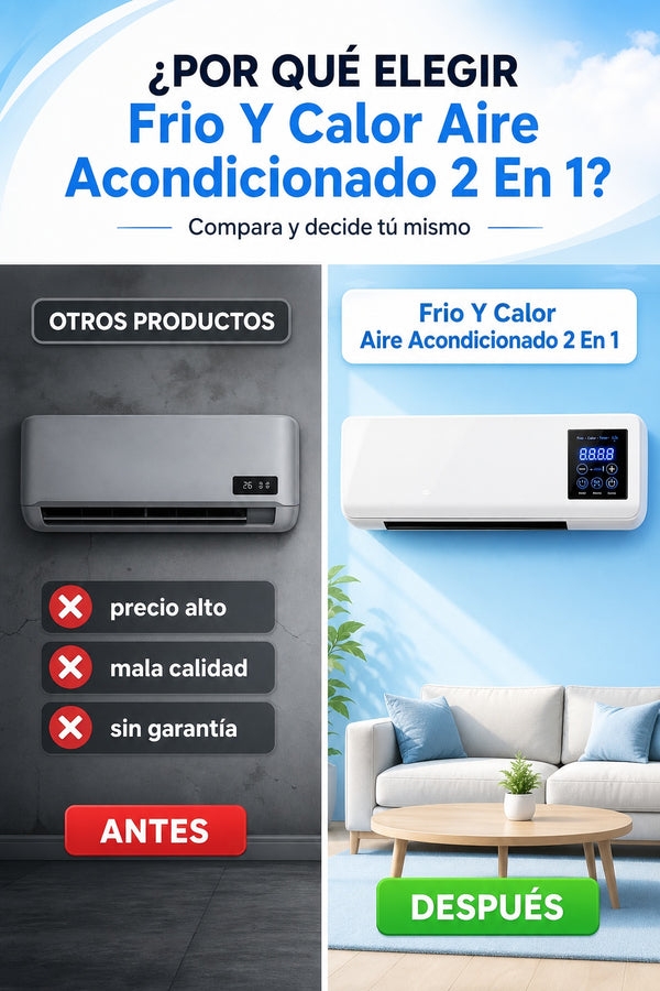 Frio Y Calor Aire Acondicionado 2 En 1 - imagen 4