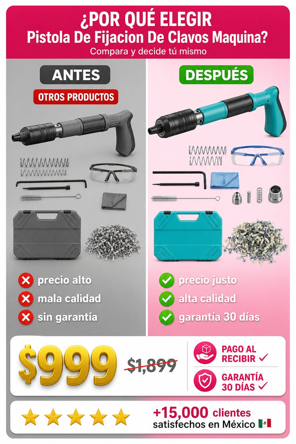 Pistola De Fijacion De Clavos Maquina - imagen 4
