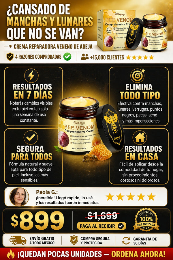 Crema Reparadora Veneno De Abeja - sección 4