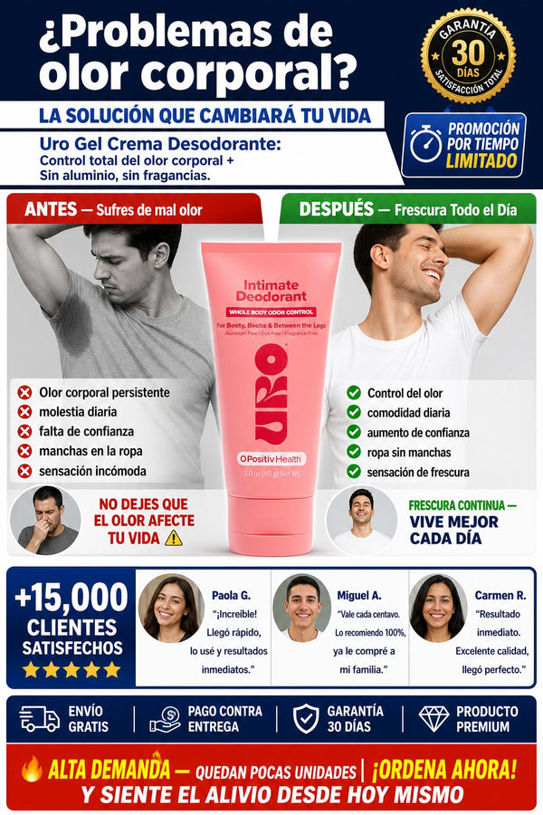 Uro Gel Crema Desodorante - imagen 4