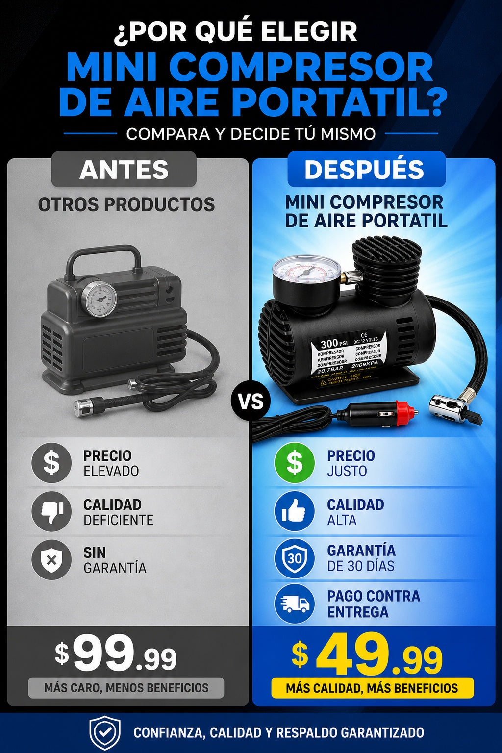 Mini Compresor De Aire Portatil - imagen 4