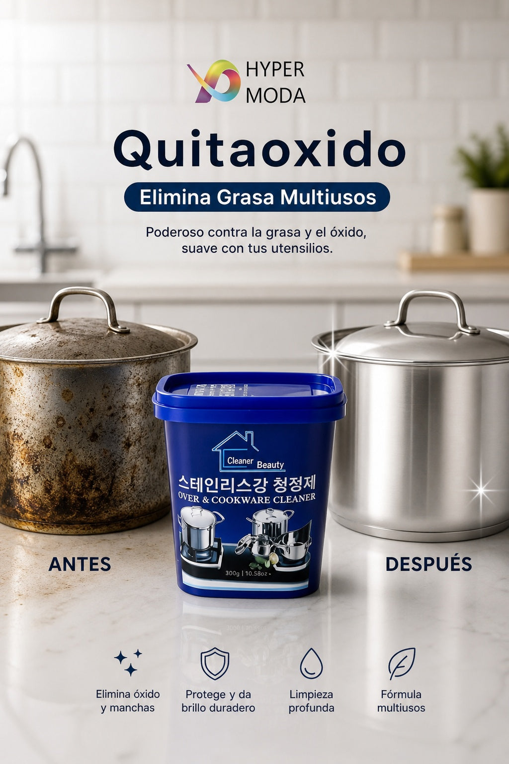 Quitaoxido Elimina Grasa Multiusos - imagen 4 - beneficios