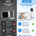 Monitor de bebé con cámara sin WiFi de largo alcance - imagen 4 - beneficios