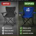 Silla plegable portátil para camping con portavasos - imagen 4 - beneficios