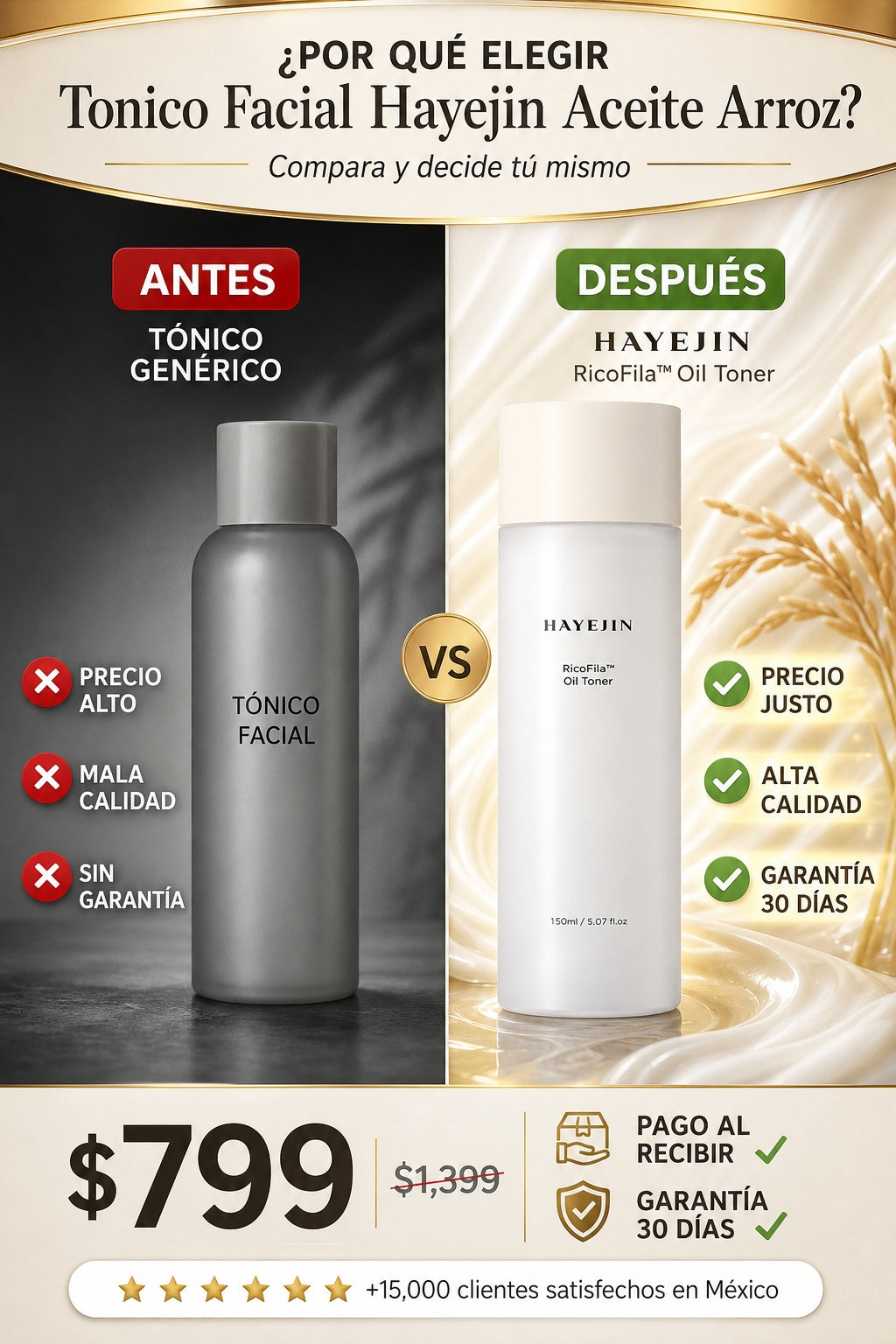Tonico Facial Hayejin Aceite Arroz - imagen 4