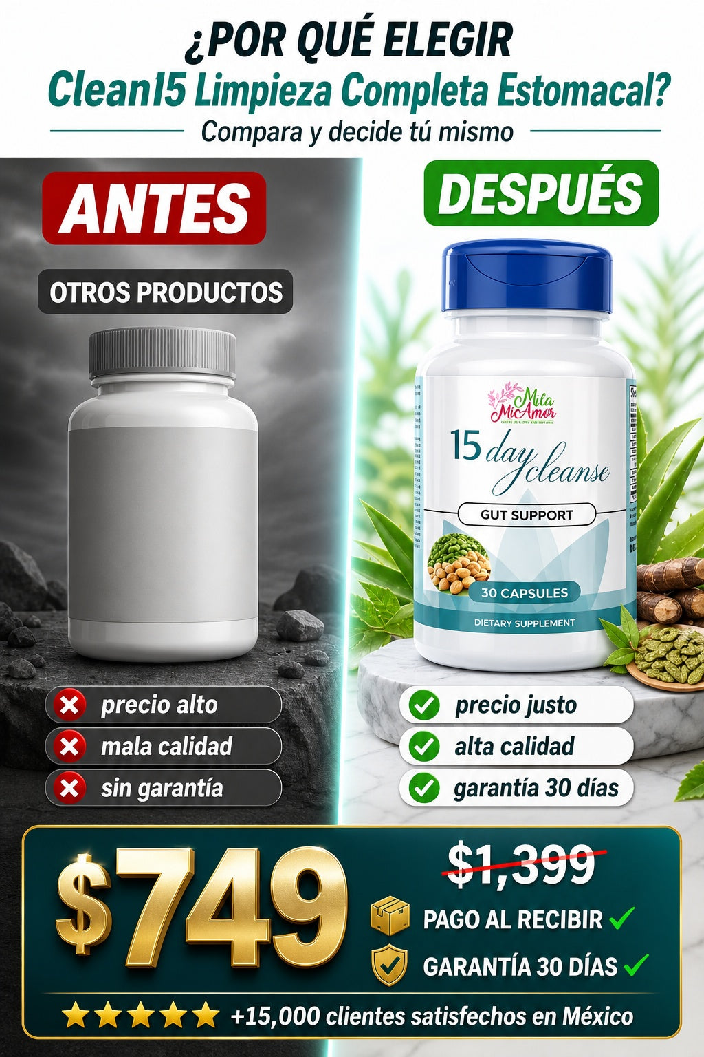 Clean15 Limpieza Completa Estomacal - imagen 4