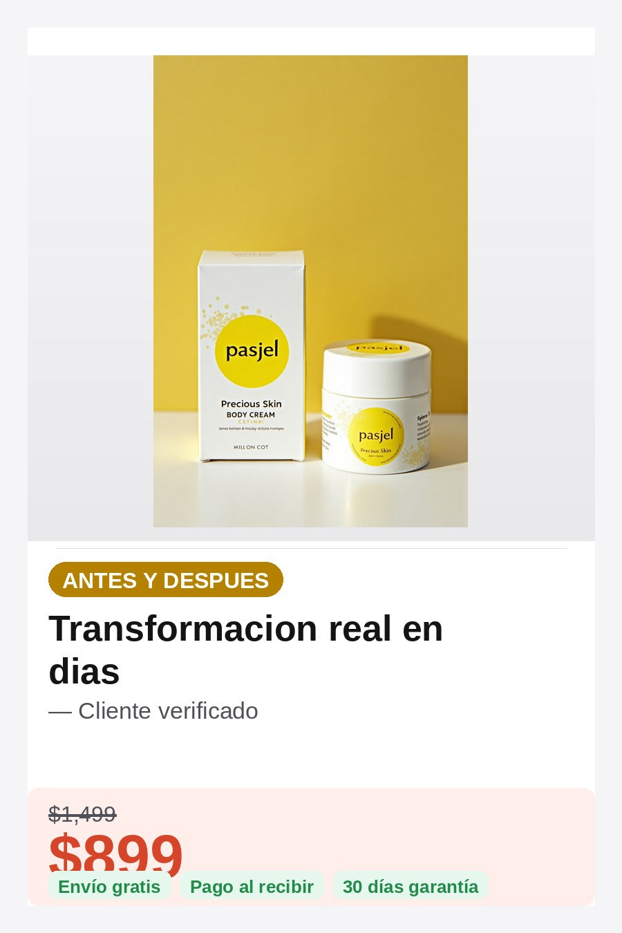 Crema Pasjel Para Estrias Y Cicatrices — antes-despues