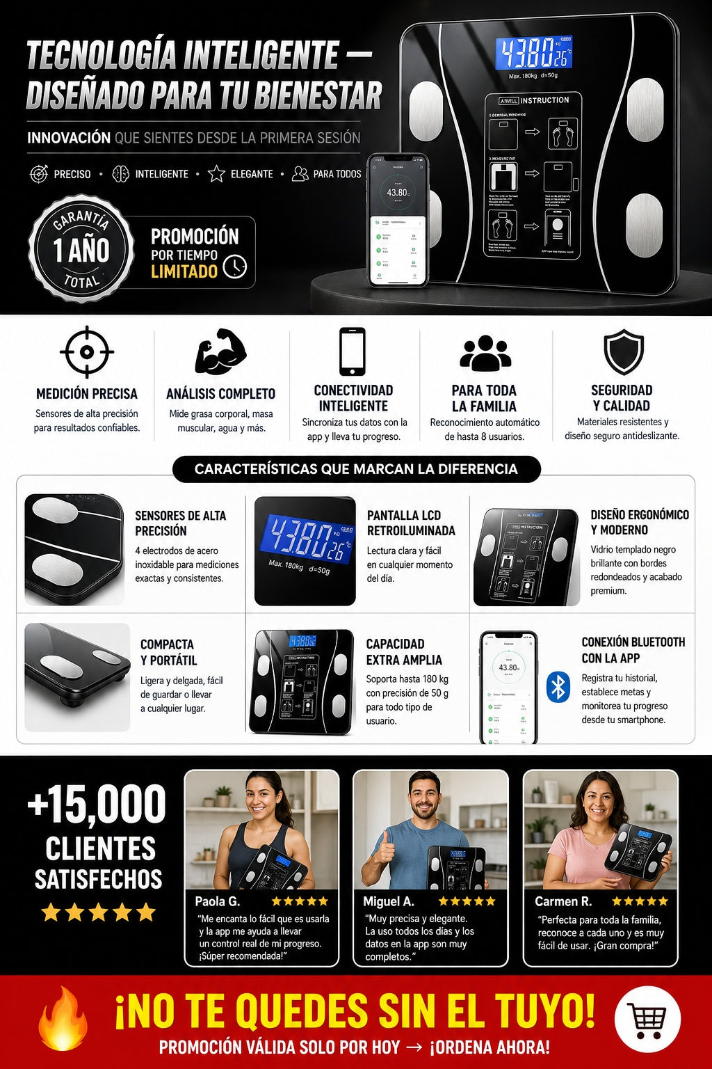 Pesa Digital Grasa Corporal - imagen 5