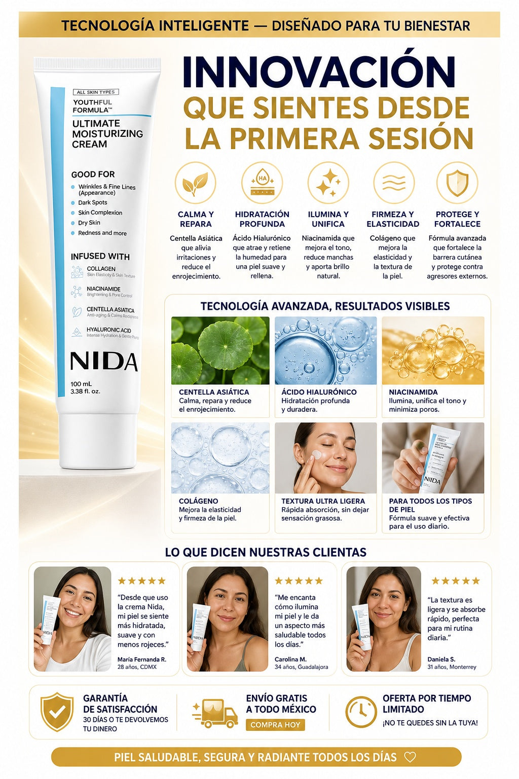 Crema Nida Hidratante Viral - imagen 5