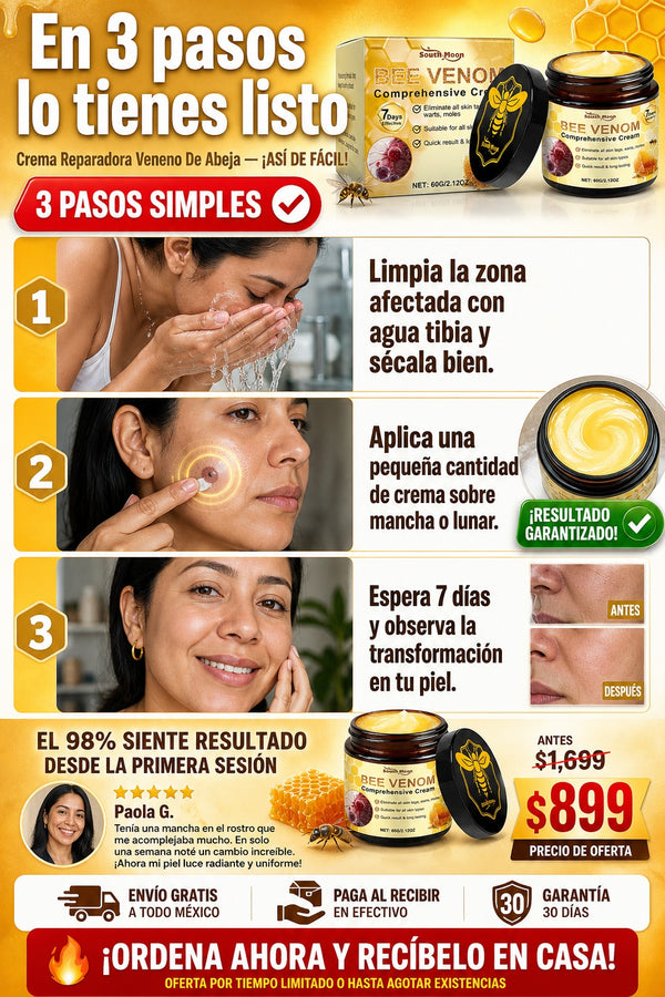 Crema Reparadora Veneno De Abeja - sección 5
