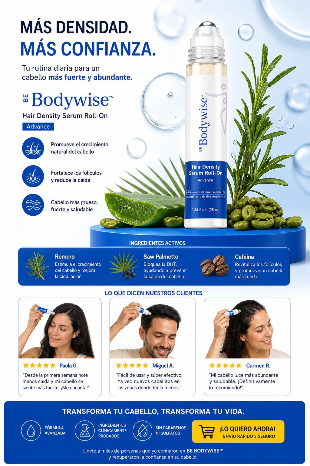 Suero Bodywise Crecimiento Cabello - imagen 5
