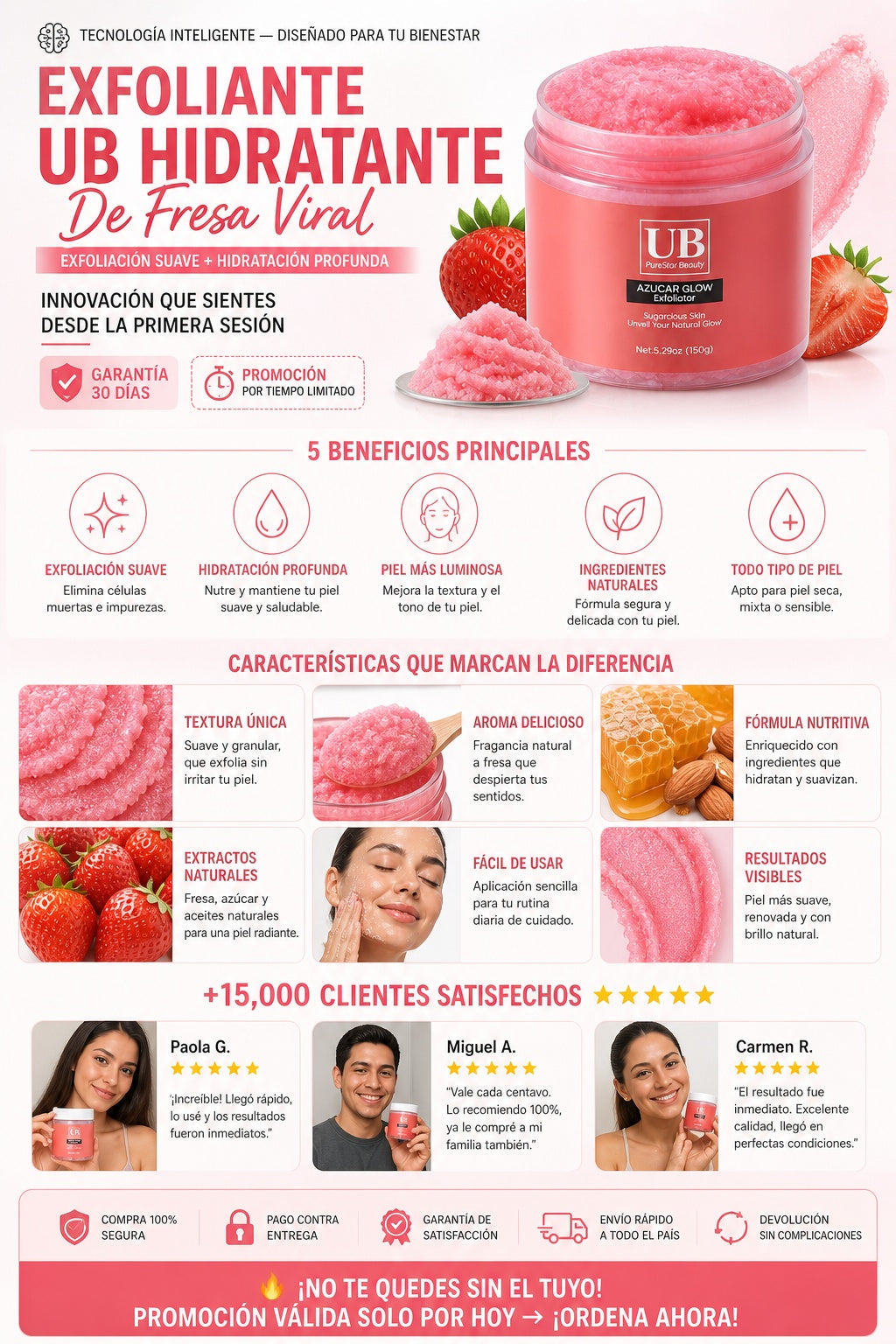 Exfoliante Ub Hidratante De Fresa Viral - imagen 5