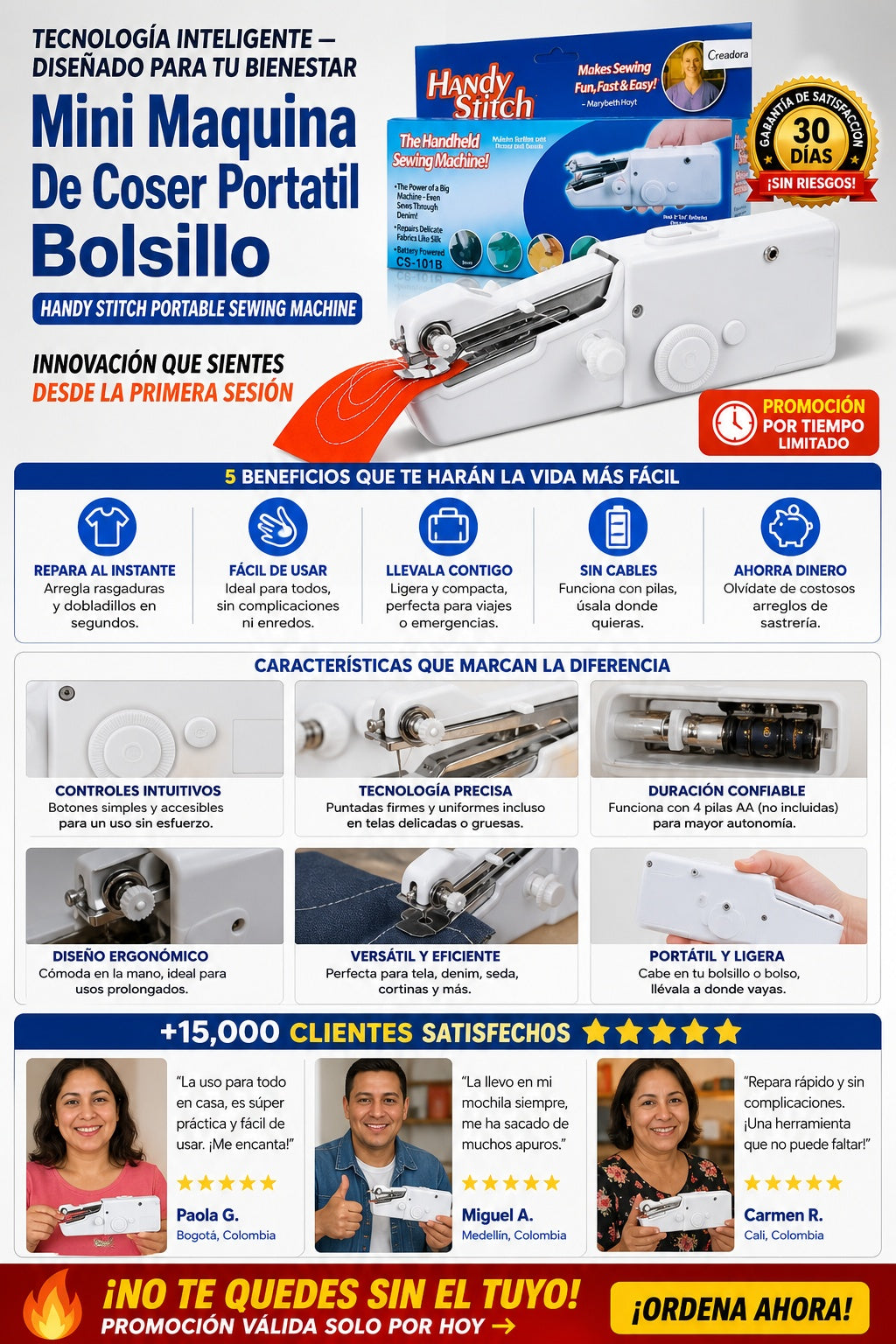 Mini Maquina De Coser Portatil Bolsillo - imagen 5