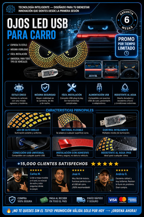 Ojos Led Usb para carro - imagen 5