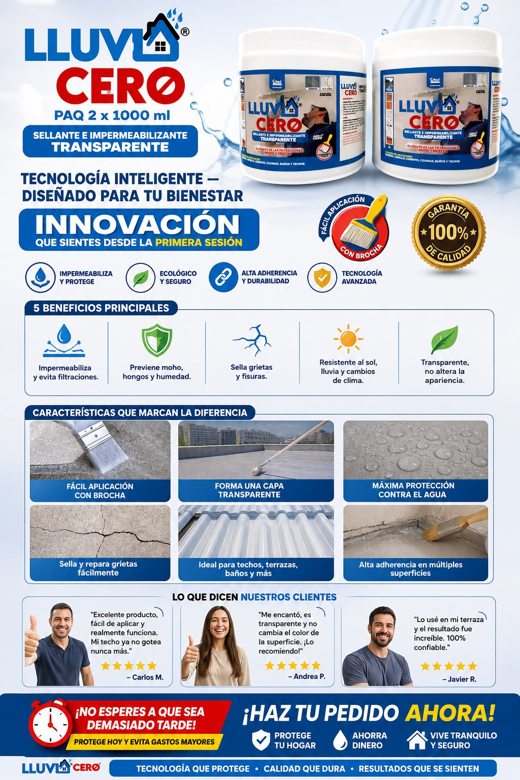 Lluvia Cero Paq 2 x 1000 ml - imagen 5