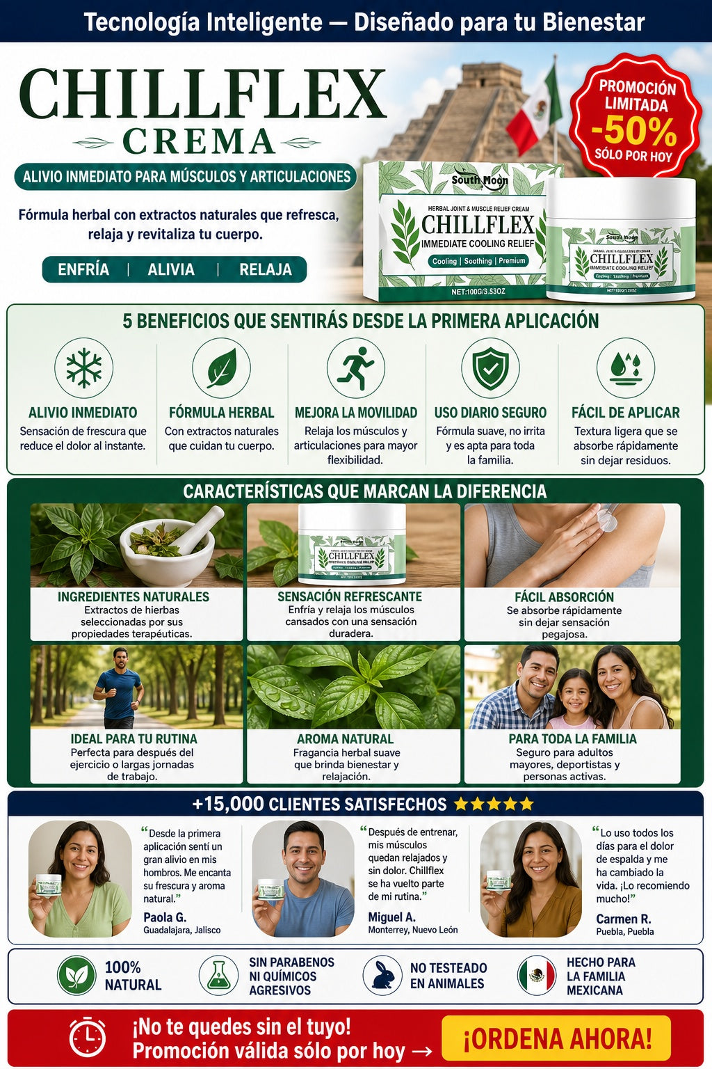 Crema Chillflex Alivia Musculos Viral - imagen 5