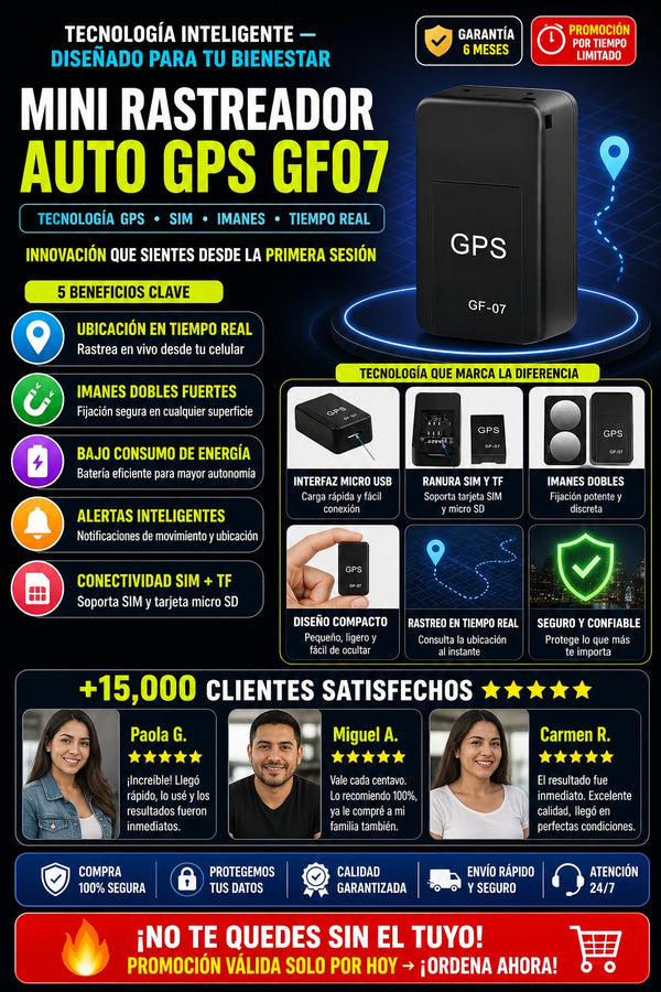 Mini Rastreador Auto Gps Gf07 - imagen 5