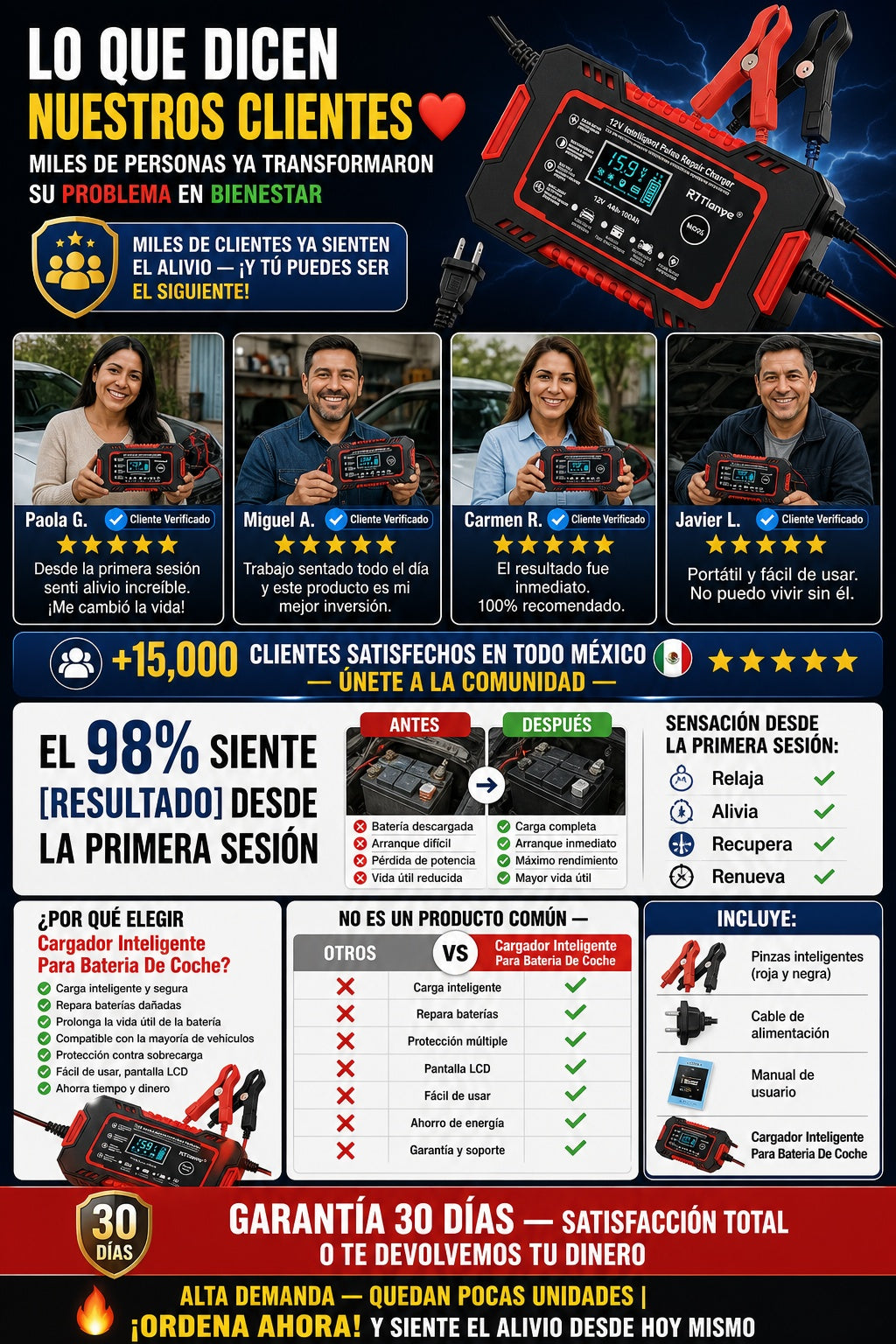 Cargador Inteligente Para Bateria De Coche - imagen 6