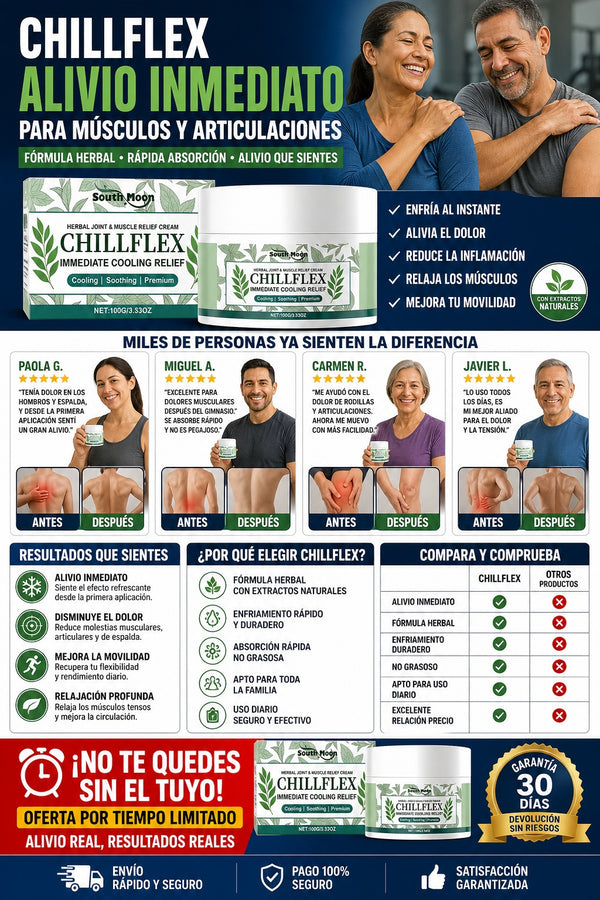 Crema Chillflex Alivia Musculos Viral - imagen 6