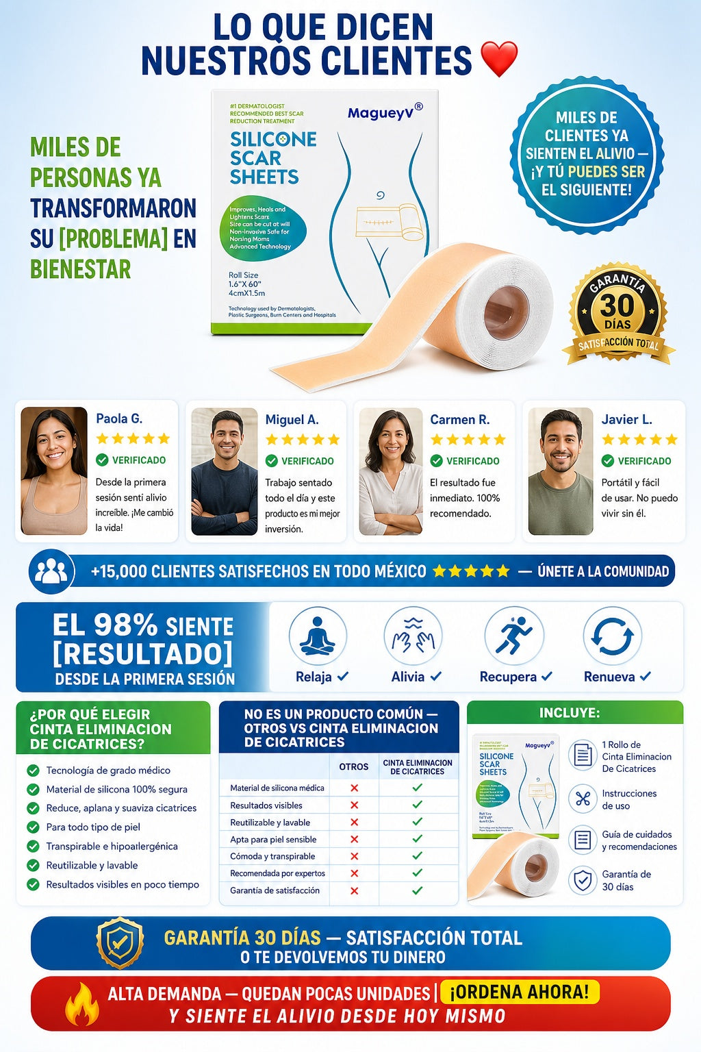 Cinta Eliminacion De Cicatrices - imagen 6
