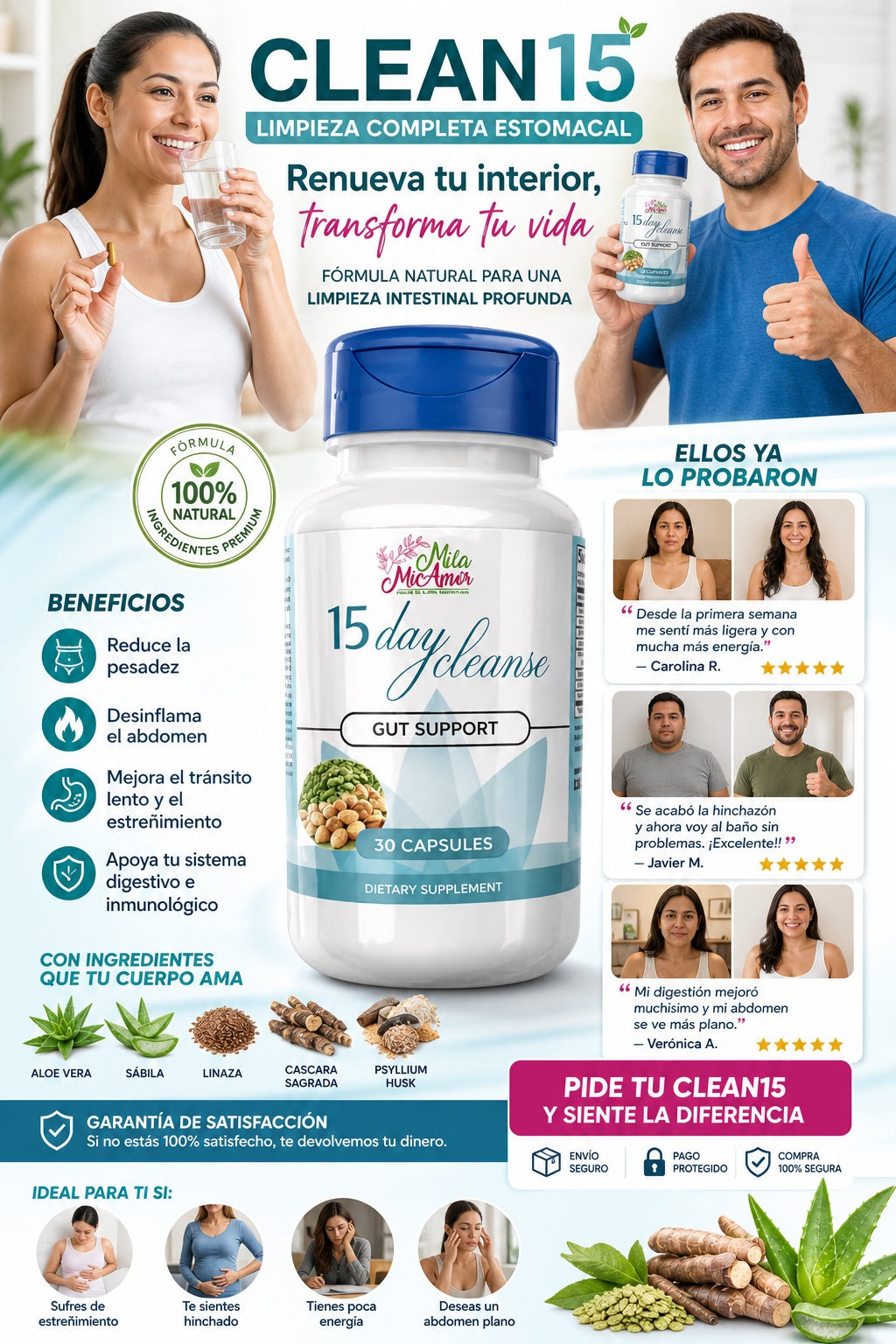 Clean15 Limpieza Completa Estomacal - imagen 6