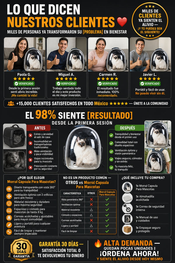 Morral Capsula Para Mascotas - imagen 6