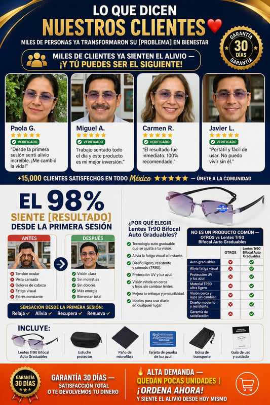 Lentes Tr90 Bifocal Auto Graduables - imagen 6