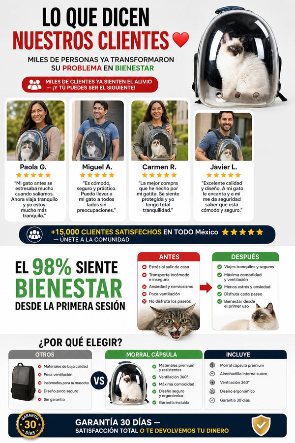 Morral Capsula Para Mascotas perros y gatos - imagen 6