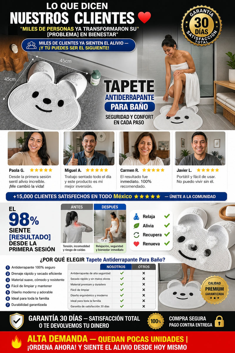 Tapete Antiderrapante Para Baño - imagen 6