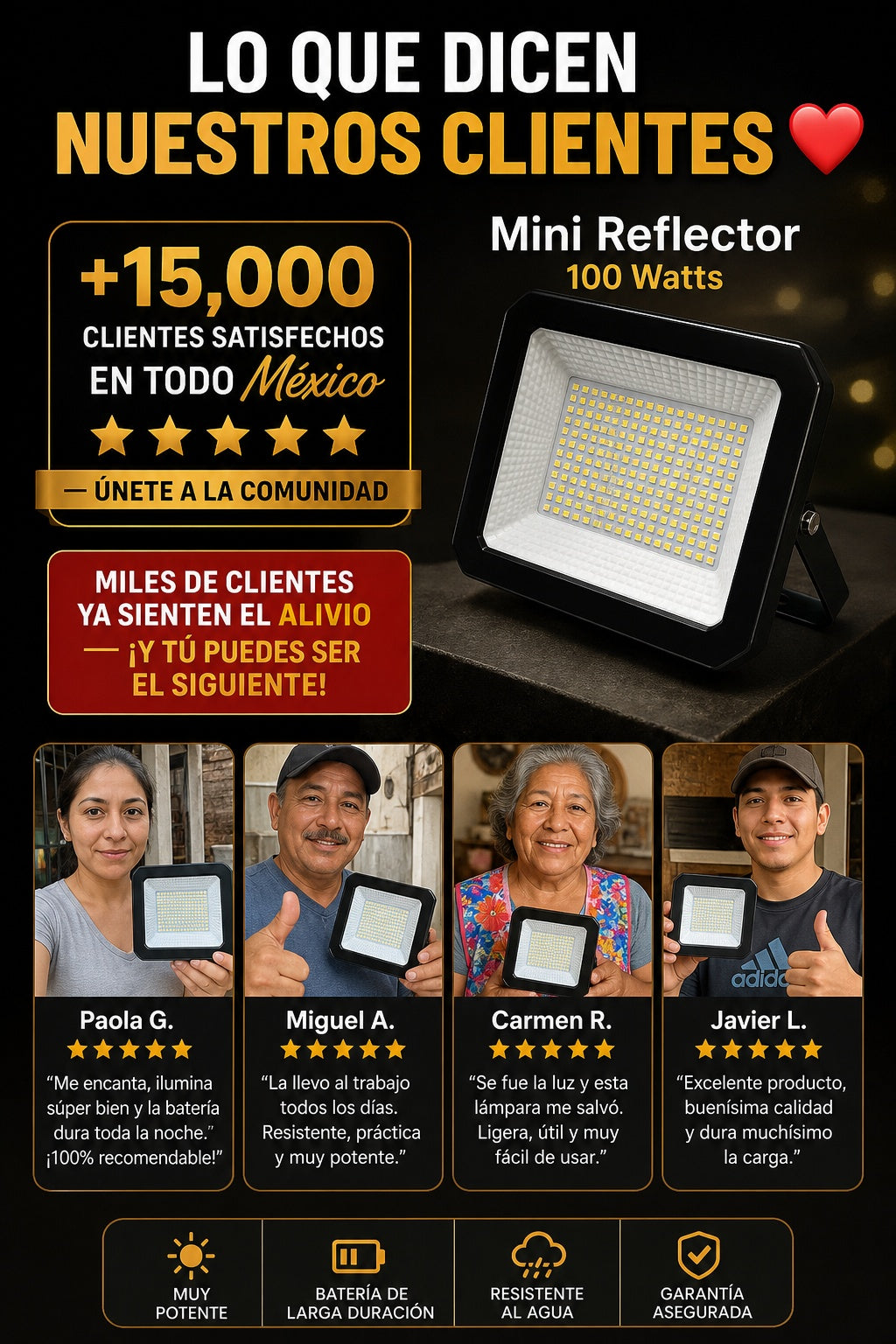 Mini Reflector 100 Watts - imagen 6