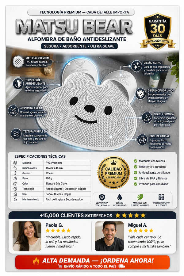 Tapete Antiderrapante Para Baño - imagen 7
