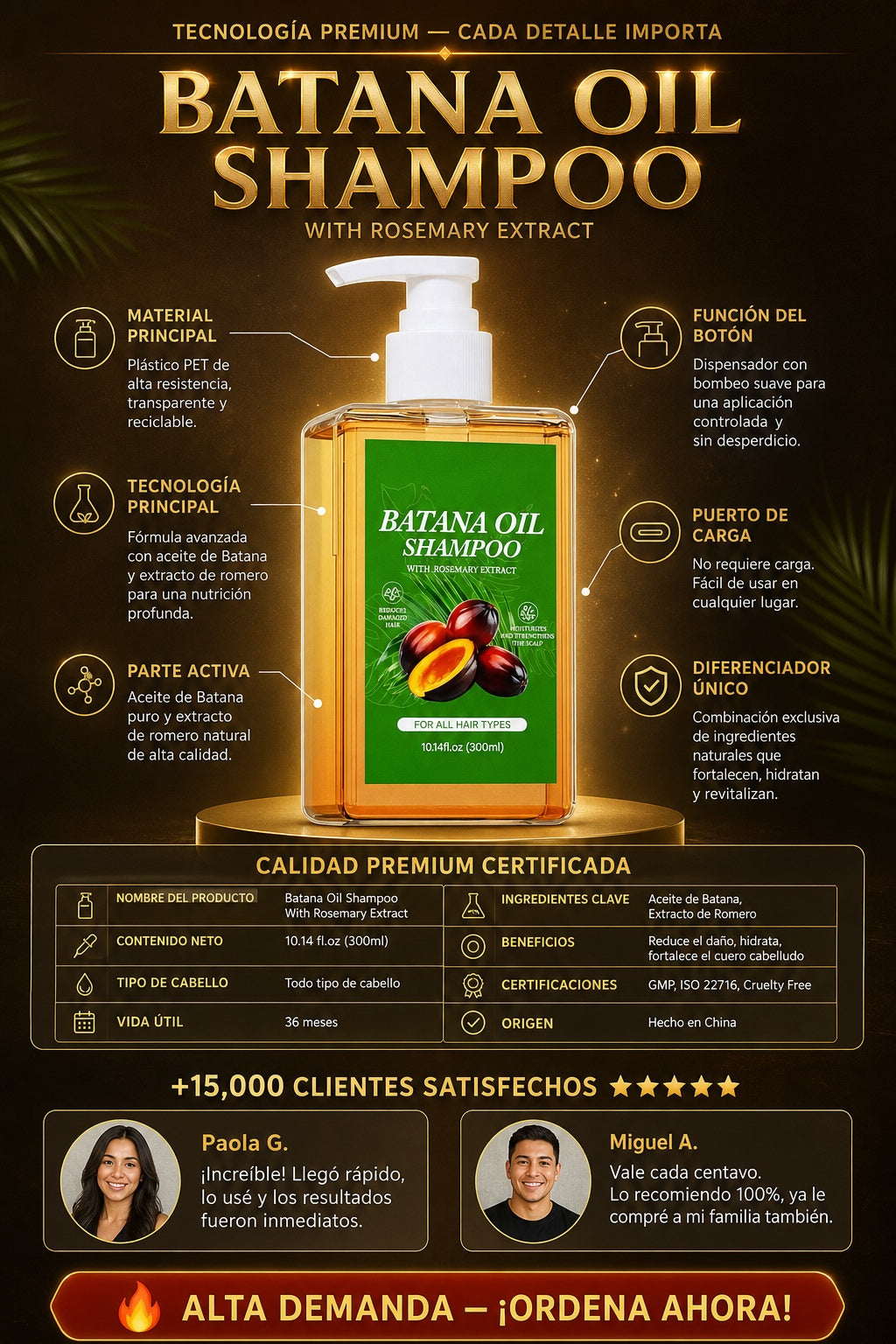 Shampoo De Aceite De Batana Viral - imagen 7