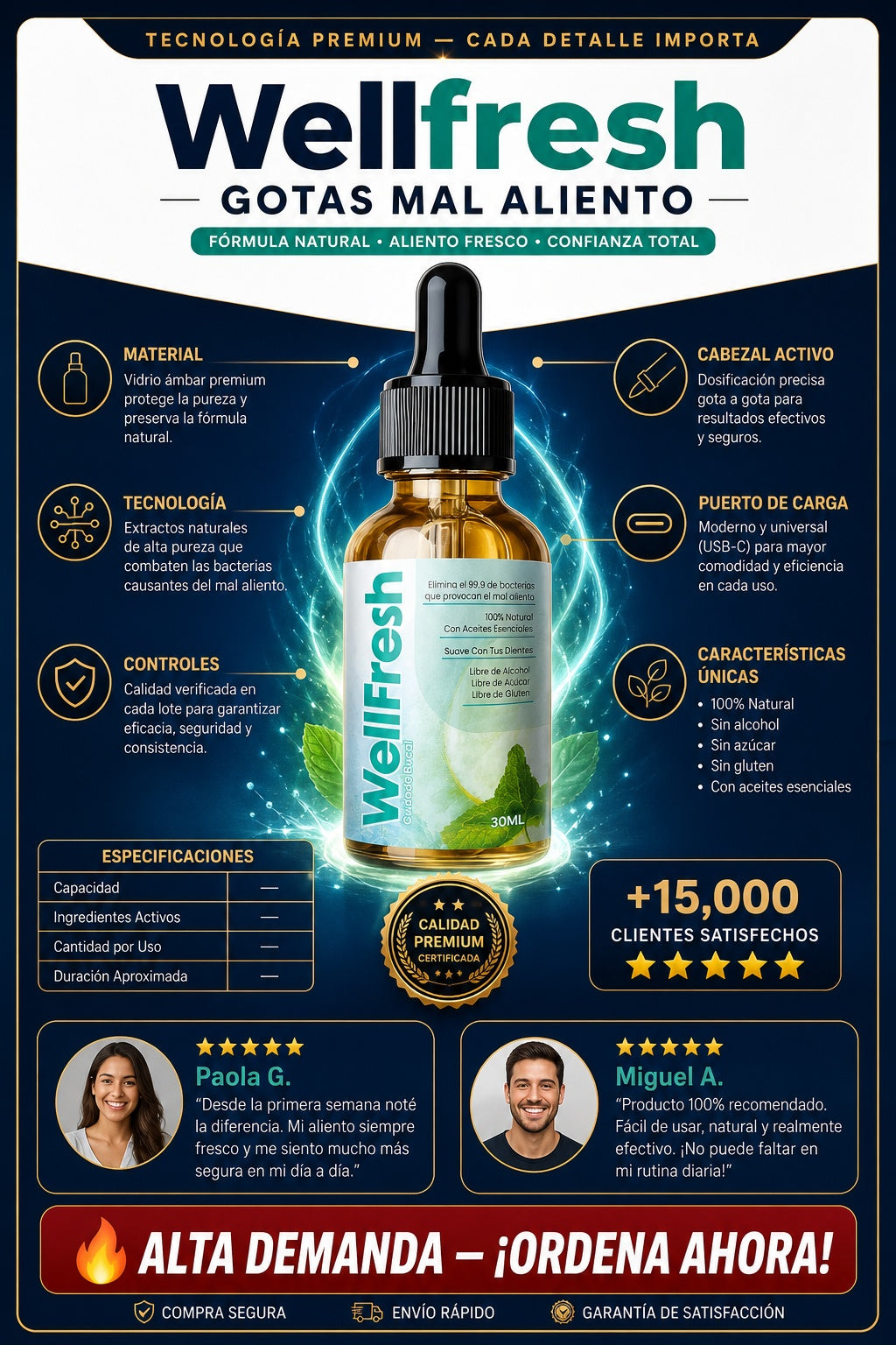Wellfresh Gotas Mal Aliento - imagen 7