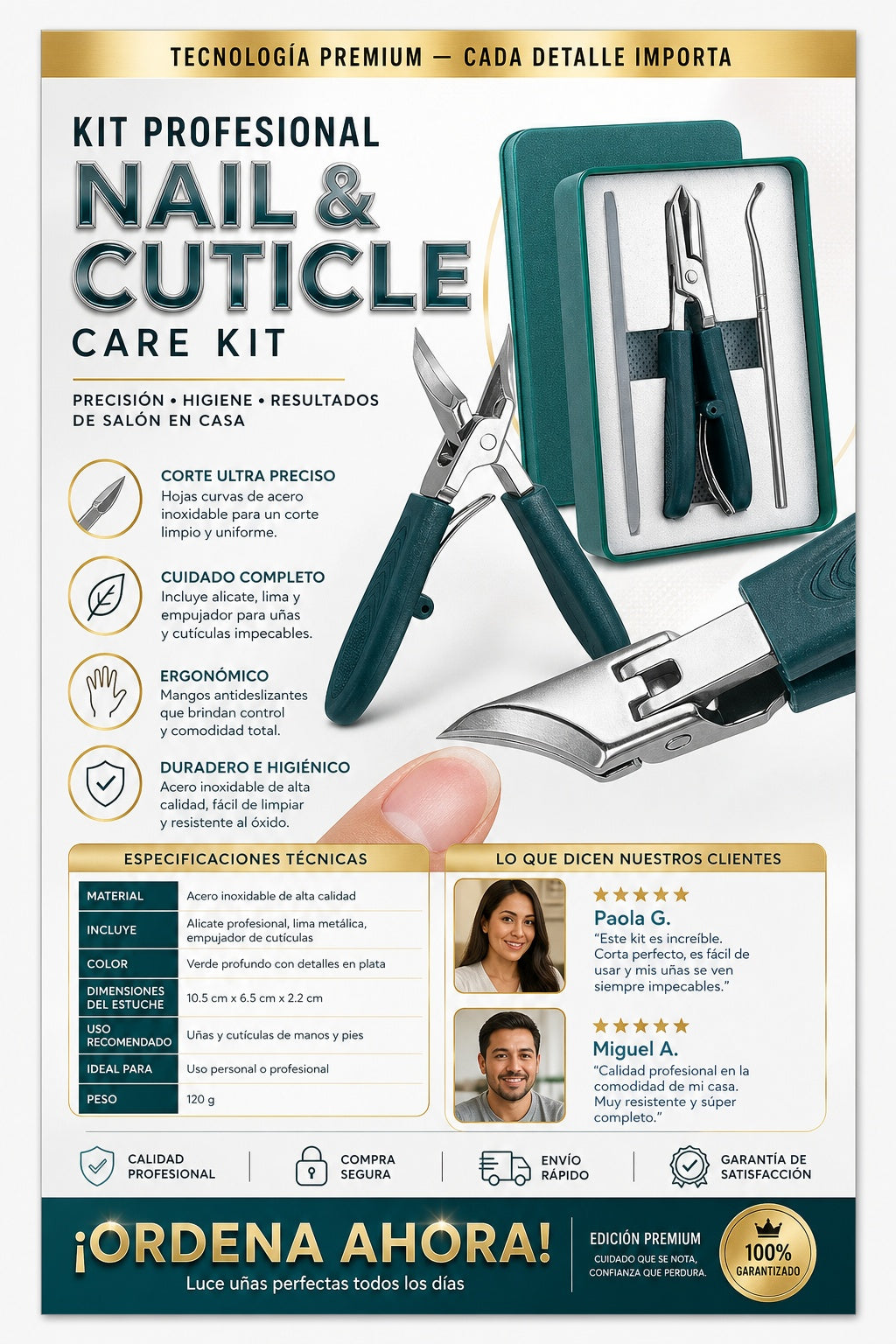 Kit Cortaunas Y Manicure Profesional - imagen 7
