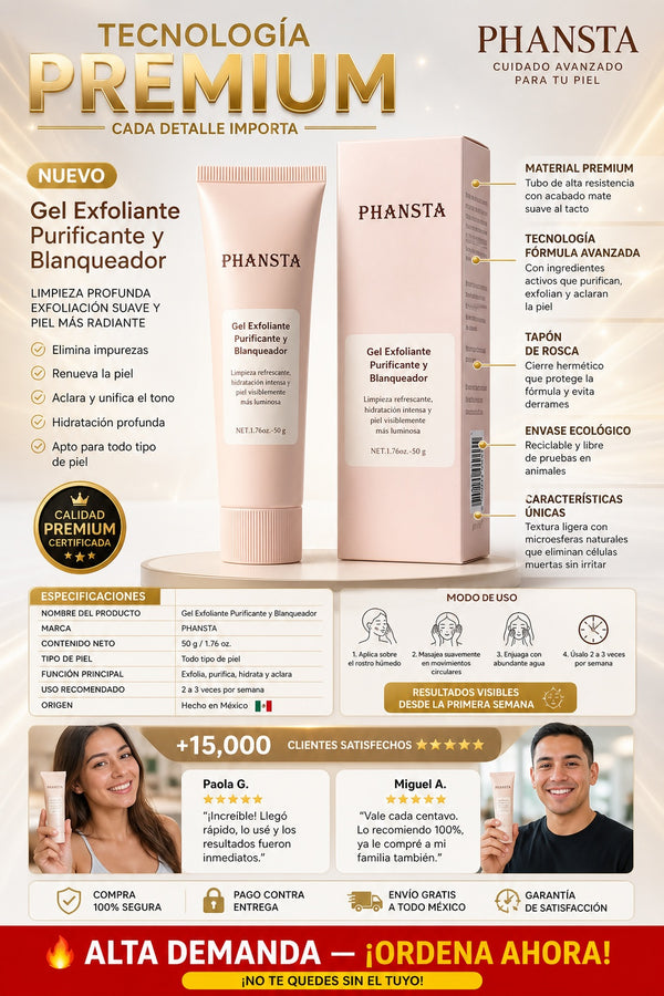 Gel Exfoliante Purificante y blanqueador - imagen 7