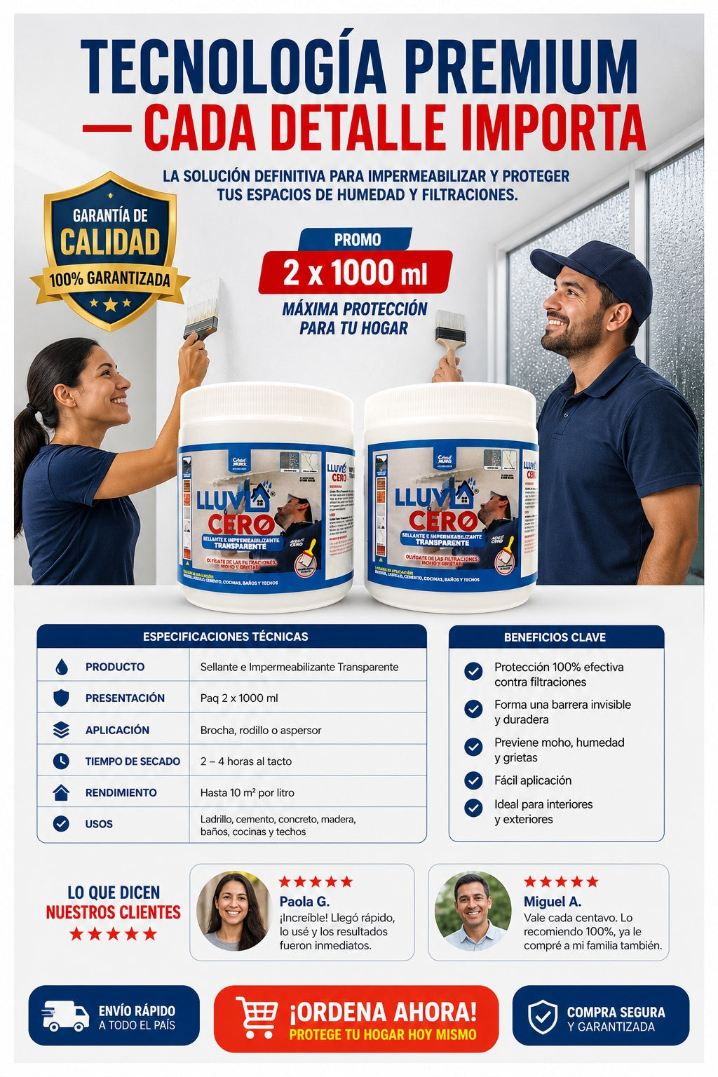 Lluvia Cero Paq 2 x 1000 ml - imagen 7