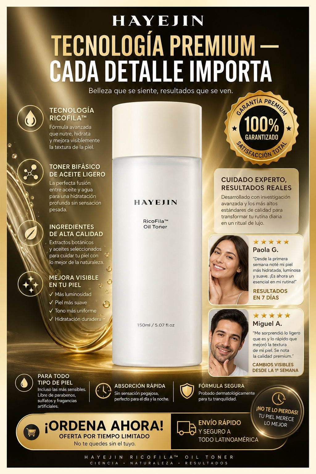 Tonico Facial Hayejin Aceite Arroz - imagen 7