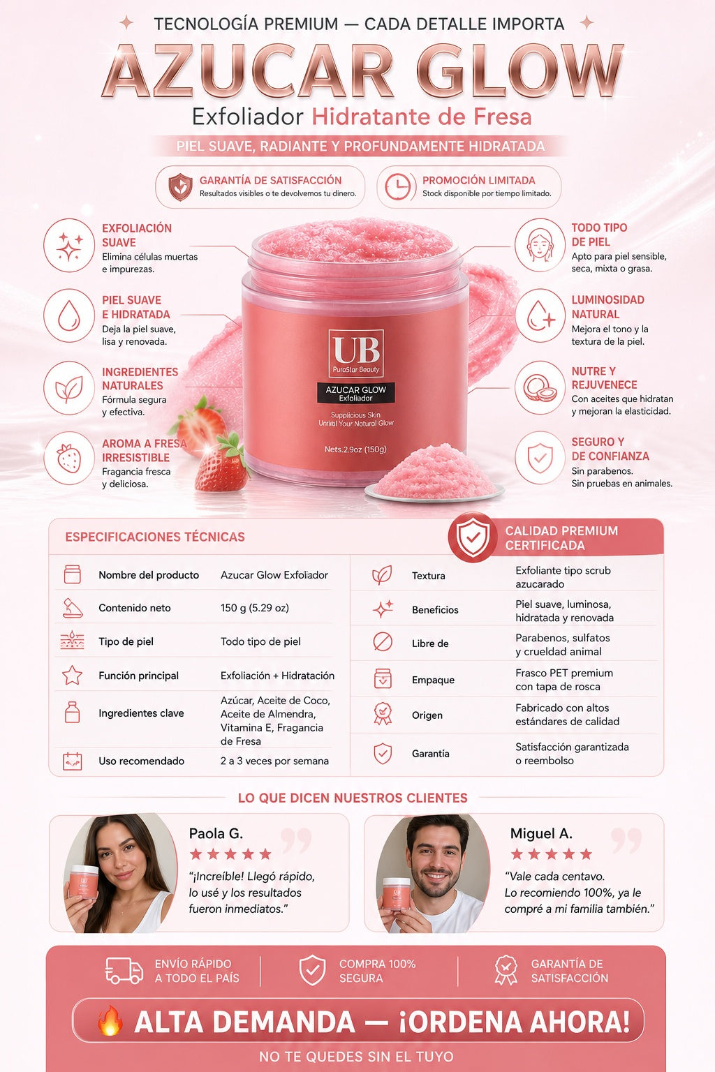 Exfoliante Ub Hidratante De Fresa Viral - imagen 7