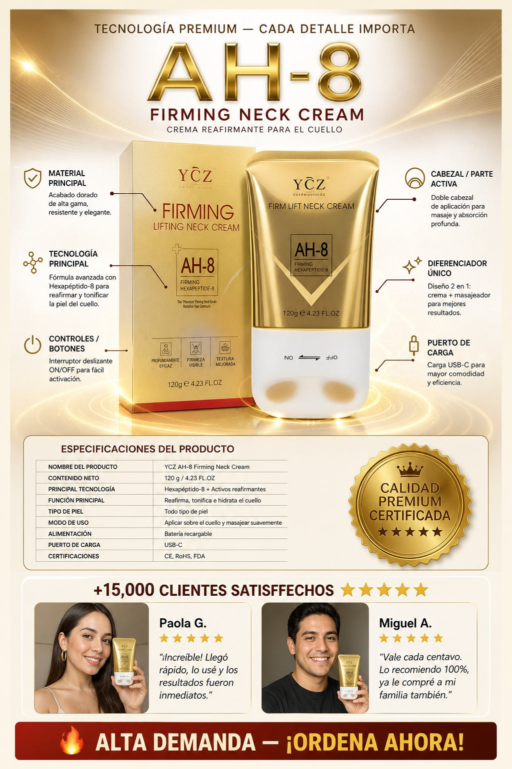 Crema Ycz Reafirmante Para Cuello SKU: CREMA-CUELLO-YCZ - imagen 7