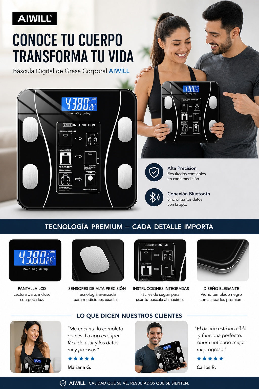 Pesa Digital Grasa Corporal - imagen 7