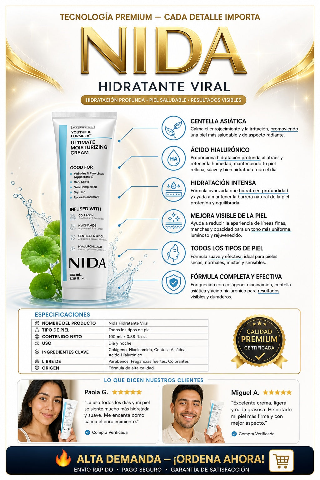Crema Nida Hidratante Viral - imagen 7