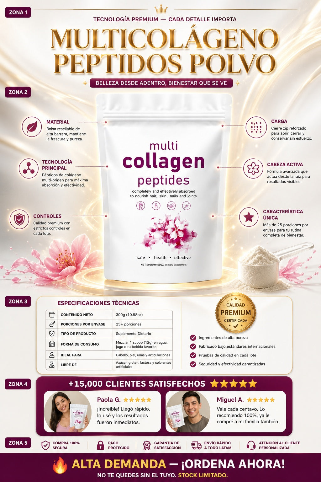 Multicolageno Peptides Polvo - imagen 7