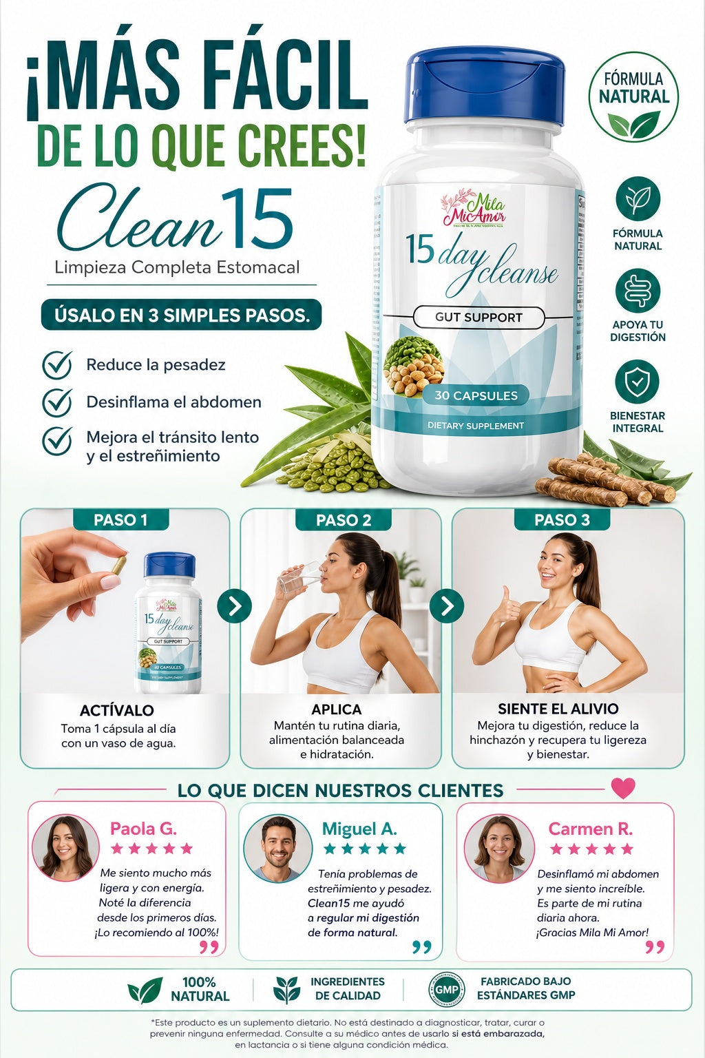 Clean15 Limpieza Completa Estomacal - imagen 8