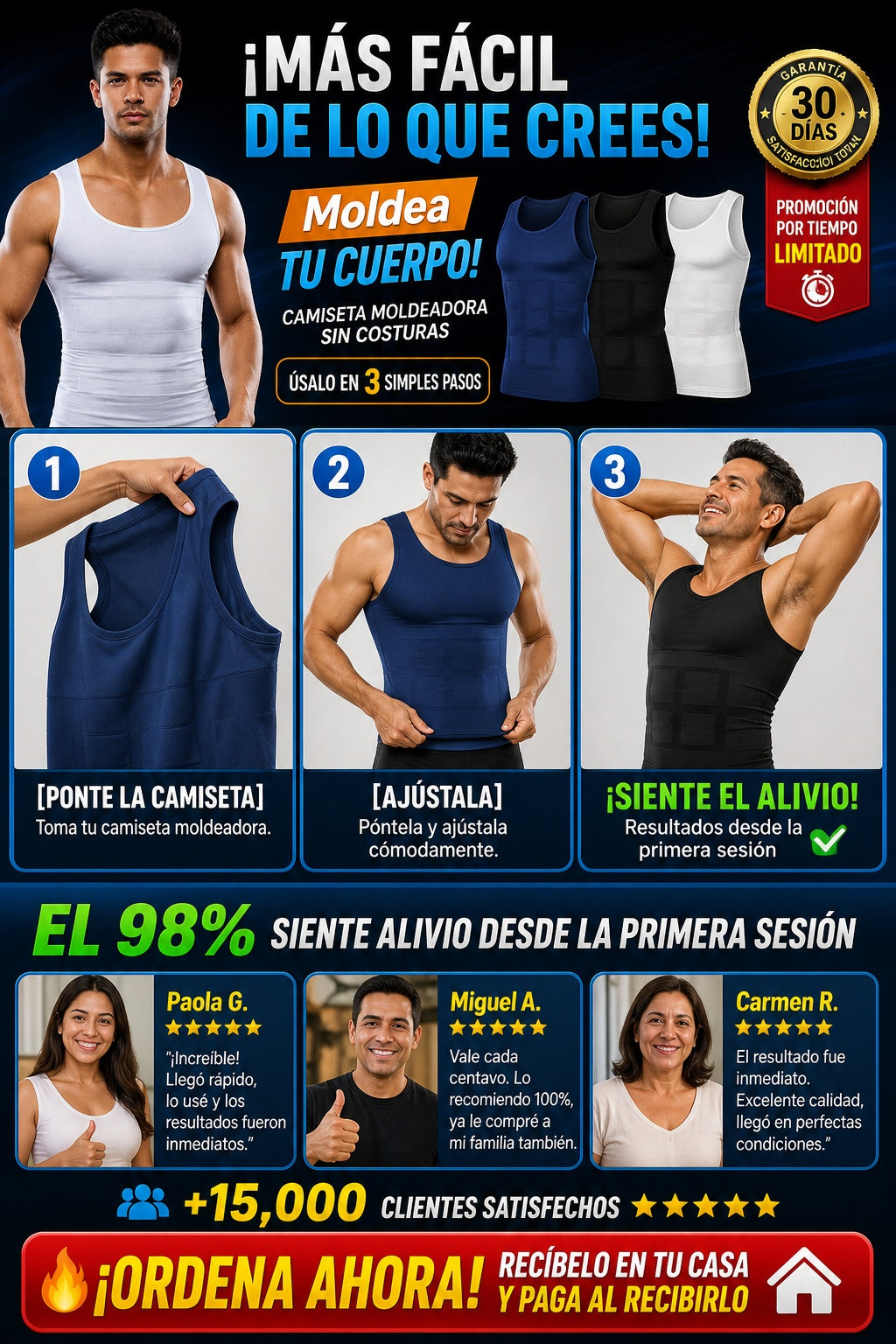 Chaleco moldeador de compresión para hombre - imagen 8 - confianza-envio
