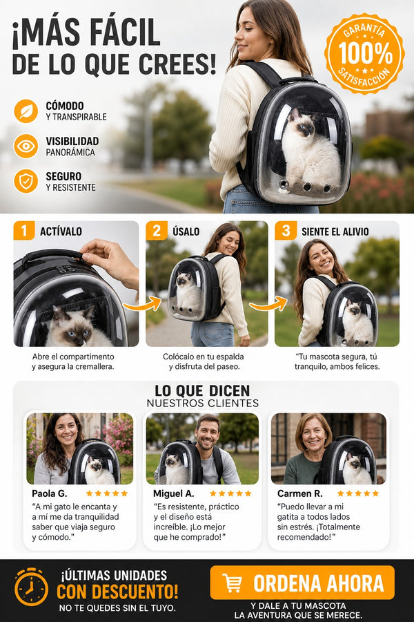 Morral Capsula Para Mascotas - imagen 8