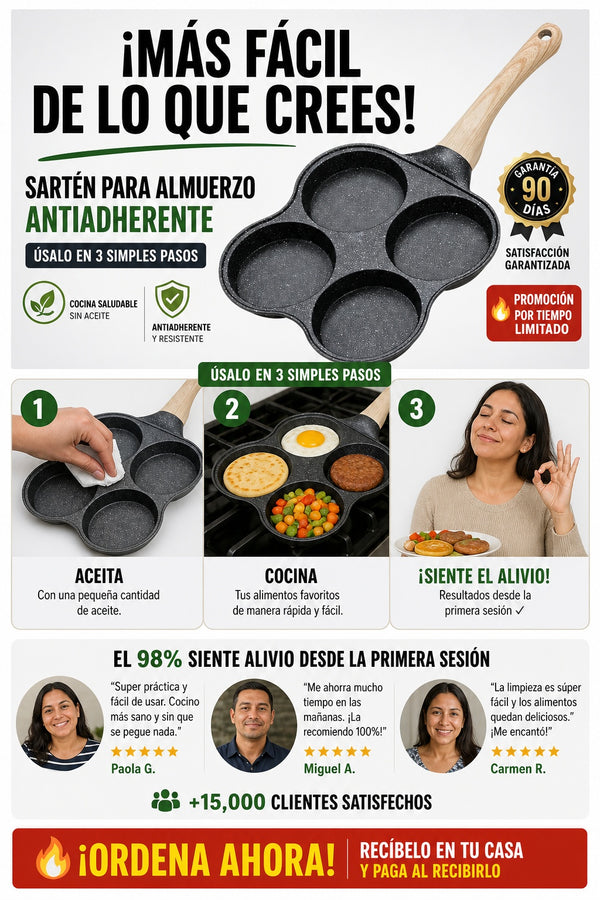 Sarten Para Almuerzo Antiadherente - imagen 8