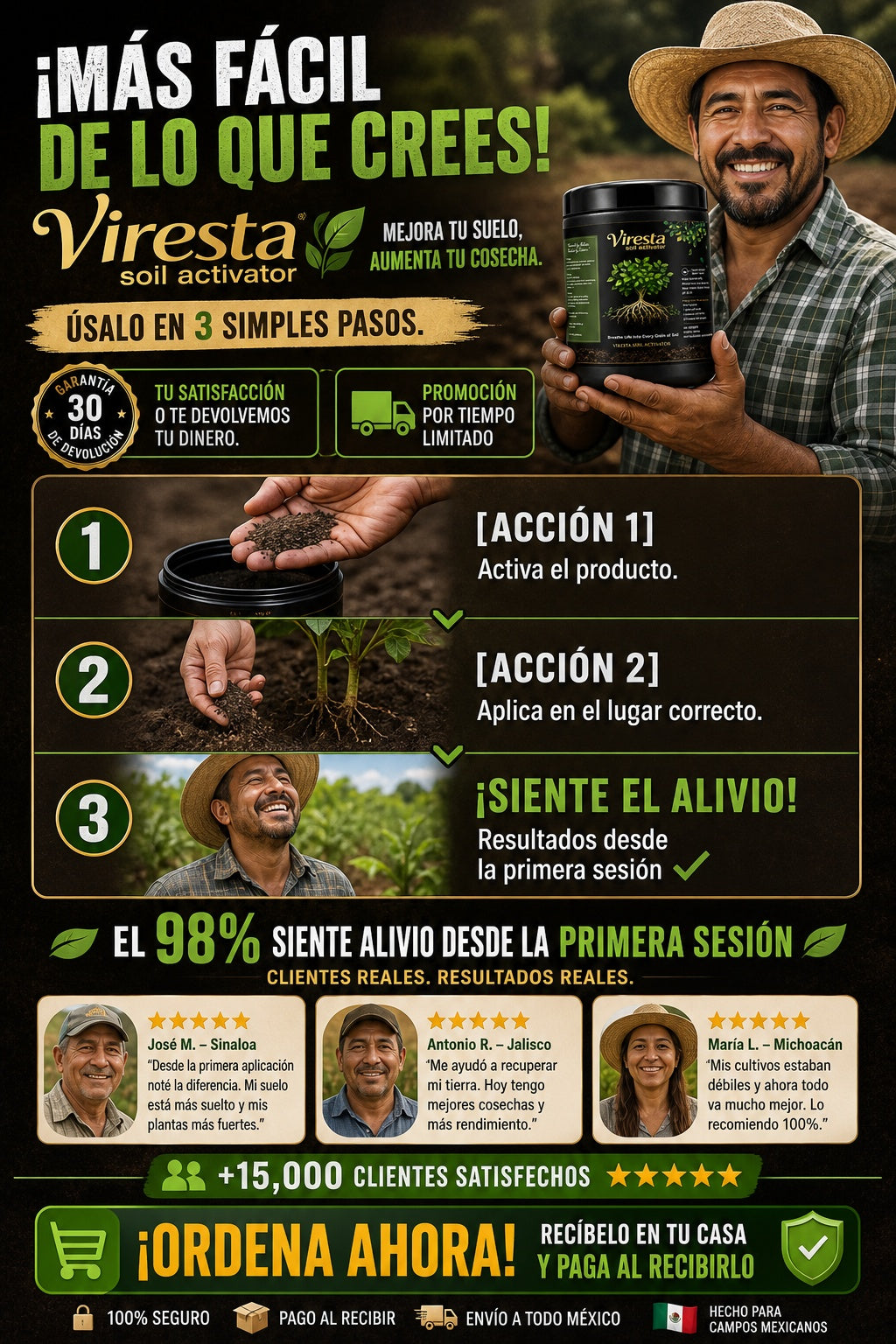 Viresta Soil Activator Mejora Suelo - imagen 8